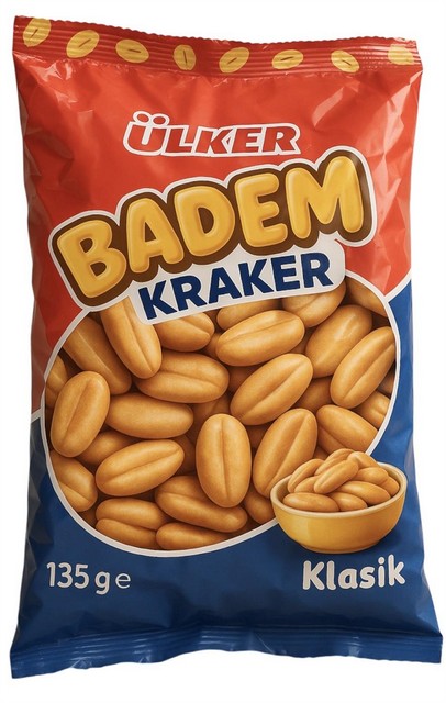 Badem Cracker 135 G — Ülker — photo produit