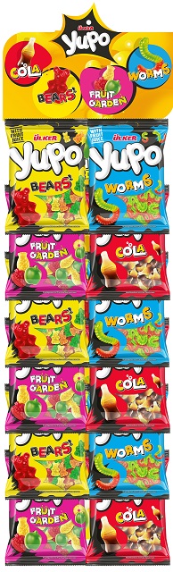Yupo Askili Jelly Bonbon Mix Stand 80 G — Ülker — Yupo — photo produit
