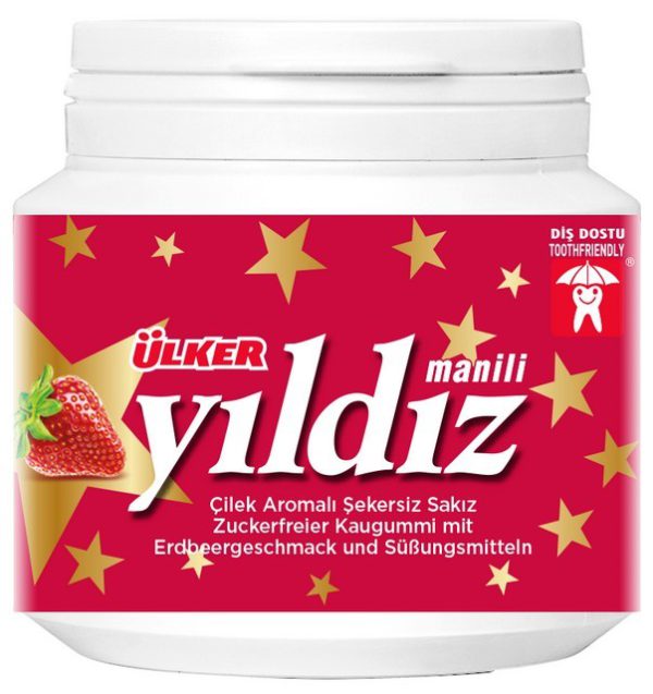 Yildiz Kutu Cilekli 50’li 76 G Fraise — Ülker — Yıldız — photo produit