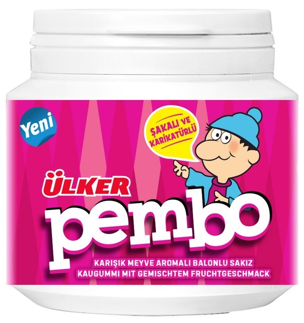 Ülker Pembo Karisik Meyveli Sakiz 76 G — Ülker — photo produit