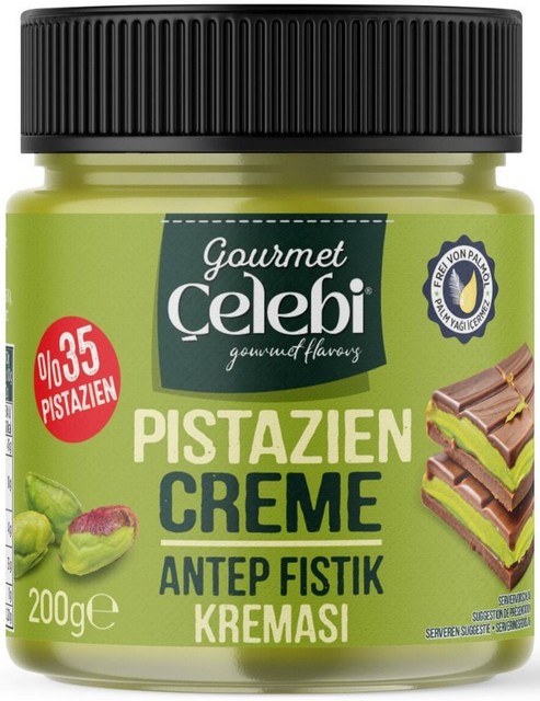 Celebi Antep Fistik Kremasi 200 G %35 — Gourmet Çelebi — photo produit
