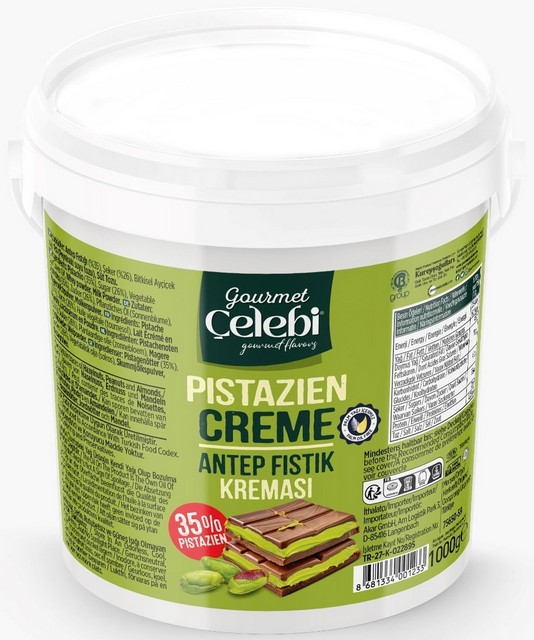 Celebi Antep Fistik Kremasi 1 KG %35 — Gourmet Çelebi — photo produit
