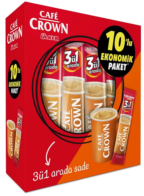 Cafe Crown 3 in 1 Arada 10 x 18 G — Cafe Crown — 3 in 1 — photo produit