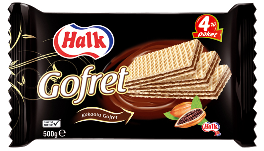Halk Gaufrette Cacao 500 G — Ülker — Halk — photo produit