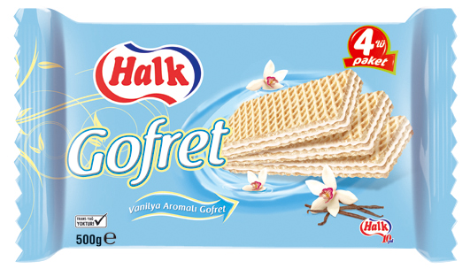 Halk Gaufrette Vanille 500 G — Ülker — Halk — photo produit