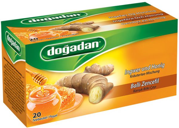 Doğadan Balli Zencefil Bitki Cayi 40 G — Doğadan — Infusions plantes — photo produit