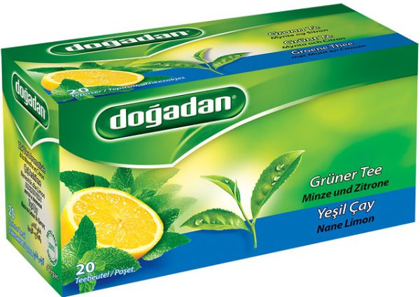 Doğadan Yesil Cay Nane Limon Karisimi 34 G — Doğadan — Thé vert — photo produit