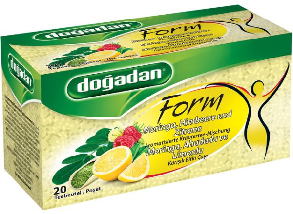 D Form Moringa Ahududu Ve Limonlu Bitki Cayi 38 G — Doğadan — D Form — photo produit