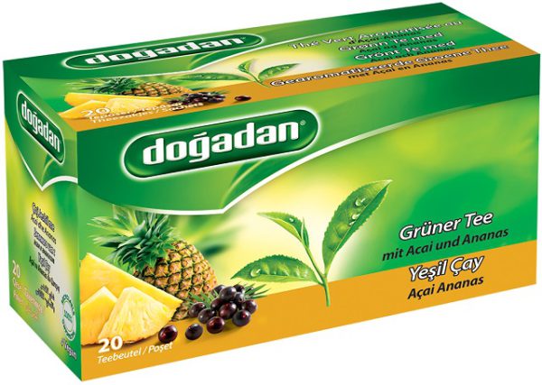 Doğadan Yesil Cay Acai-ananas Karisimi 34 G — Doğadan — Thé vert — photo produit