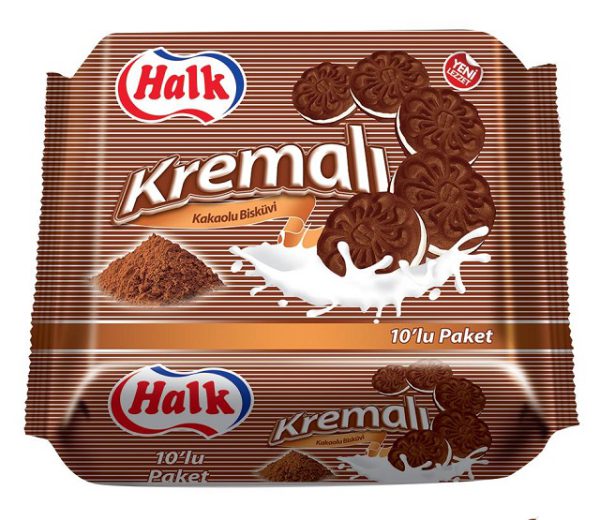 Halk Kremali Cacao 10 x 50 G — Ülker — Halk — photo produit