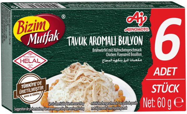 Bizim Mutfak Bouillon de Poulet 6 x 10 G — Bizim Mutfak — Bouillons — photo produit