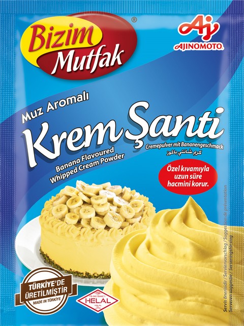 Bizim Mutfak Creme Chantilly Banane 72 G — Bizim Mutfak — Desserts / Puding — photo produit