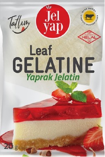 Jelyap Yaprak Jelatin Halal 20 G — Jelyap — photo produit