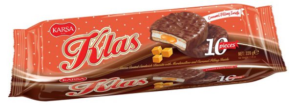 Karsa Klas Caramel Dolgulu 10 x 22 G — Ülker — Halk — photo produit