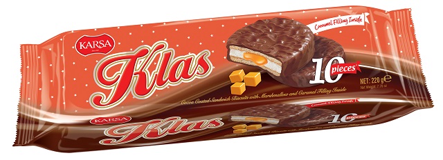 Karsa Klas Caramel Dolgulu 10 x 22 G — Ülker — Halk — photo produit