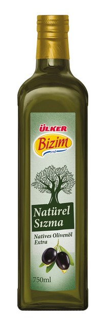 Ülker Bizim Sizma Zeytinyagi Cam 750 ML — Ülker — photo produit