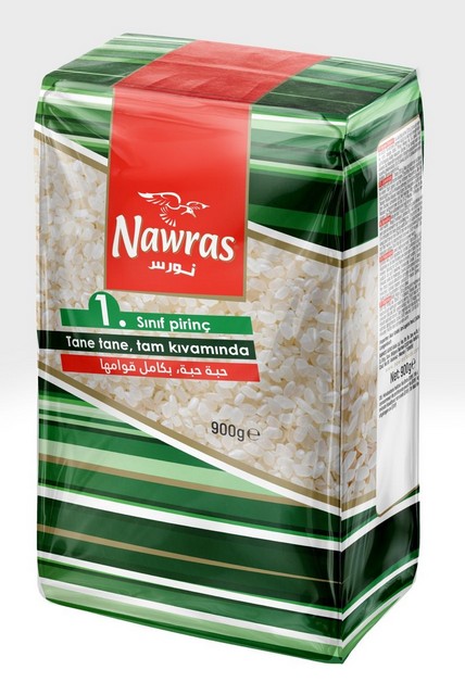 Nawras Calrose Pirinc 900 G — Nawras — Riz — photo produit