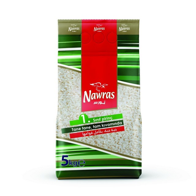Nawras Calrose Pirinc 5 KG — Nawras — Riz — photo produit