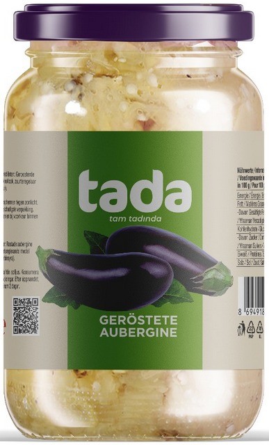 Tada Közlenmis Patlican 520 G — Tada — Légumes préparés — photo produit