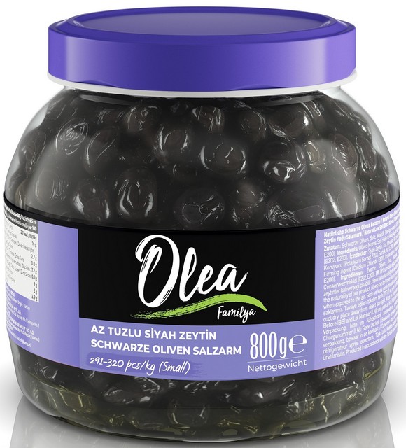 Olea Siyah Zeytin Az Tuzlu 291-320 Klb S 800 G — Olea — photo produit