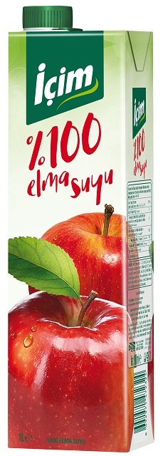 İçim Nectar Pomme 100% 1 L — İçim — Nectars — photo produit