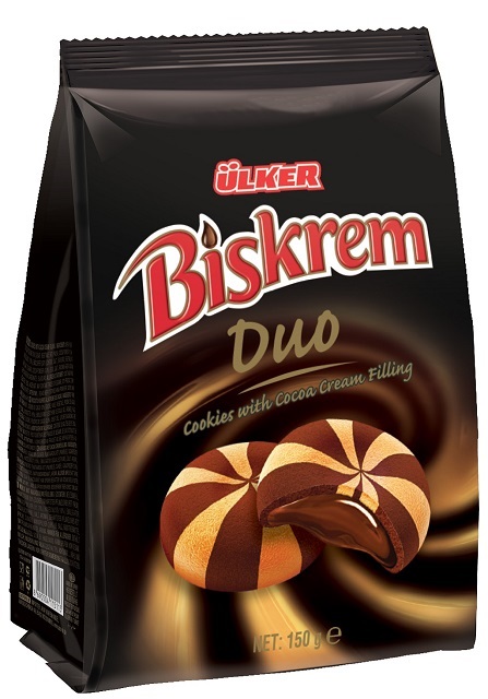 Biskrem Biscuit Duo Pochette 150 G — Ülker — Biskrem — photo produit