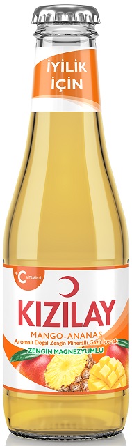 Kızılay Eau Minerale Mango Ananas 200 ML — Kızılay — Eau minérale aromatisée — photo produit