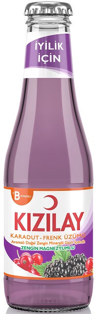 Kızılay Eau Minerale Karadut Frenk Uzumu 200 ML — Kızılay — Eau minérale aromatisée — photo produit