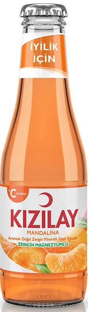 Kızılay Eau Minerale Mandarine 200 ML — Kızılay — Eau minérale aromatisée — photo produit