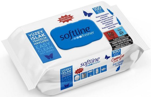 Softline Camasir Sulu Dag Esintisi Temizlik Havlusu X100 — Softline — photo produit