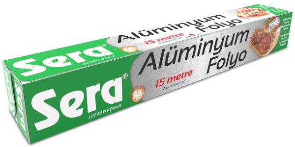 Sera Papier Aluminium 30cmx15 m — Sera — Papier cuisson / aluminium — photo produit