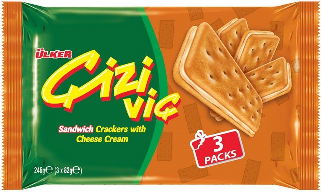 Cizivic Fromage 3 x 82 G — Ülker — photo produit