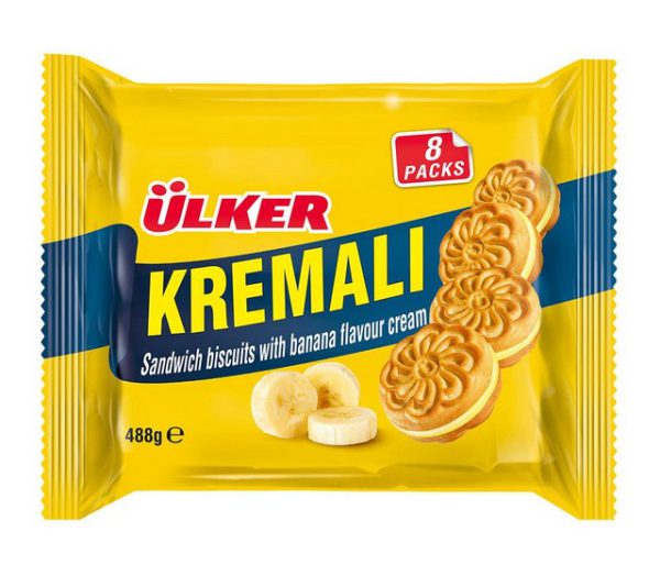 Kremali Biscuit Banane 8*61 G — Kremali.biscuit — photo produit