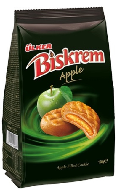 Biskrem Biscuit Pomme Pochette 160 G — Ülker — Biskrem — photo produit