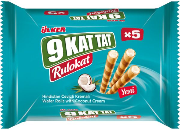 Rulokat Cigare Noix de Coco 5 x 30 G — Ülker — Rulokat — photo produit