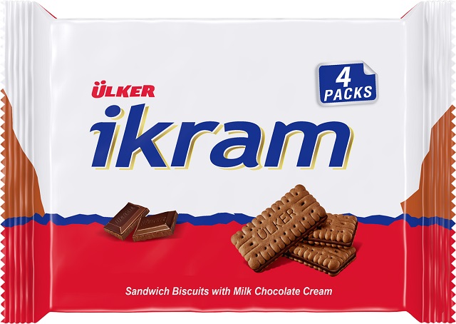 Ikram Lot Biscuit Chocolat 4 x 84 G — Ülker — Ikram — photo produit
