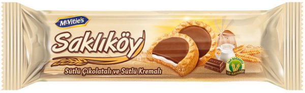 Sakliköycikolatali & Sütlü Kremali Tek 100 G — Ülker — Sakliköy — photo produit