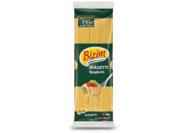 Bizim Pâtes Spaghetti 500 G — Bizim Mutfak — photo produit