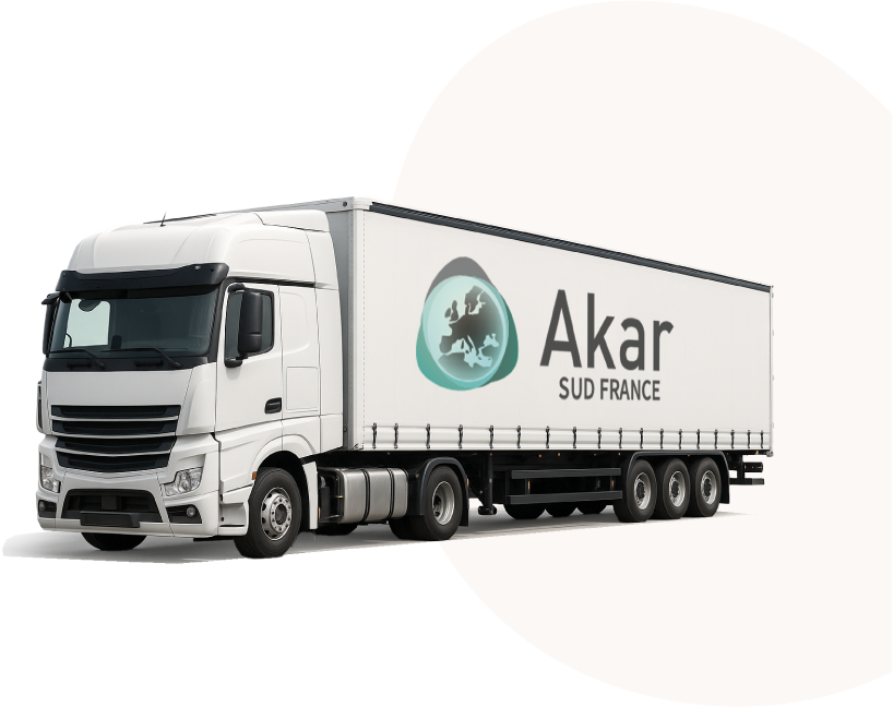 Camion de livraison AKAR SUD FRANCE