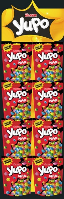 Yupo askili draje bonbon doypack 125 G